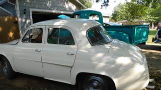 1960 Renault Dauphine  First drive in 40 years [upl. by Ahsenauj384]