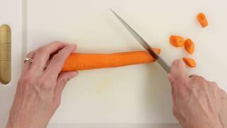 How to RollCut Carrots [upl. by Elleryt]