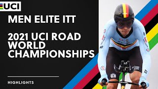 Men Elite ITT Highlights  2021 UCI Road World Championships [upl. by Roseann]