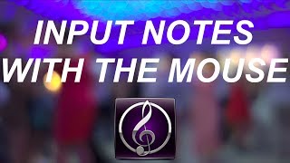 Sibelius 7 How To Input Notes With The Mouse [upl. by Ysabel]