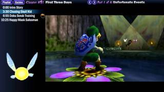 Legend of Zelda Majoras Mask Walkthrough 01 14 quotFirst Three Days Unfortunate Eventsquot [upl. by Hgielrebma784]