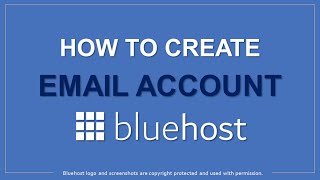 How to Create Email Account in Bluehost [upl. by Ries]