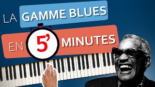 Comment jouer la gamme blues en 5 minutes au piano [upl. by Arodnap]