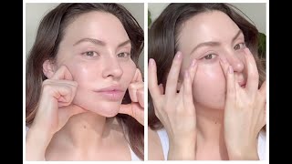 Face Sculpting Massage  Depuff Eyes amp Lift Cheekbones  MUST TRY [upl. by Llevrac857]