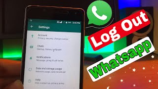 How To Logout WhatsApp Account  Whatsapp new Tricks [upl. by Ahras364]