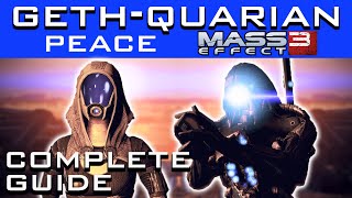 Mass Effect 3  How to Save the Geth and Quarians with Peace STEPBYSTEP GUIDE [upl. by Tine]