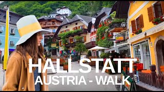 4K Hallstatt Austria Walking Tour with Relaxing Natural Sounds ASMR [upl. by Peednus]