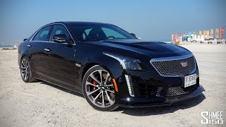 Cadillac CTSV  Walkaround and Driving Impressions [upl. by Zetrok]