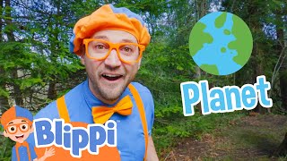 Learning About The Planet With Blippi  Educational Videos For Kids [upl. by Whitby]