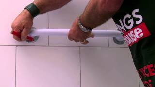 How To Install Bathroom Grab Rails  DIY At Bunnings [upl. by Anahahs]