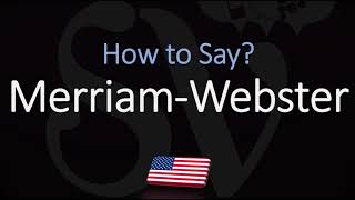 How to Pronounce Merriam Webster CORRECTLY [upl. by Aik]