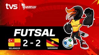 Futsal L Selangor vs Sarawak SUKMA Sarawak 2024 [upl. by Alduino324]