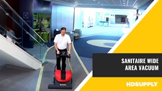 Sanitaire Wide Area Vacuum  HD Supply [upl. by Atikal]