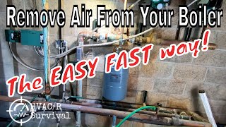 How To Purge Air From Your Hot Water Heating System The Easy Way [upl. by Raila]