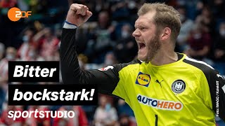 Polen – Deutschland Highlights  HandballEM 2022  sportstudio [upl. by Carrnan]