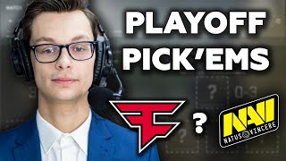 PLAYOFF Predictions  PGL Antwerp Major Champion Stage PickEm [upl. by Yebot]