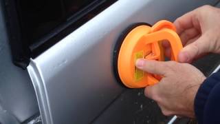 DENT REMOVAL Harbor Freight Dent Puller Suction Cup Review [upl. by Airdna565]