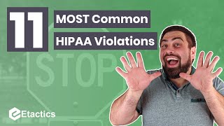 The 11 MOST Common HIPAA Violations [upl. by Caitrin]