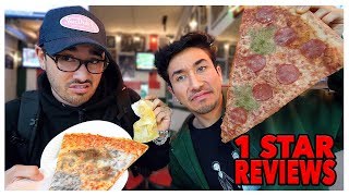 Eating At The WORST Reviewed Pizza Restaurant In My City Los Angeles [upl. by Anavas]