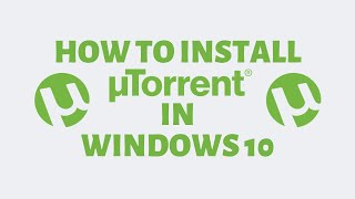 How to Download and Install uTorrent Classic 2021 in Windows 10 [upl. by Nylarahs]