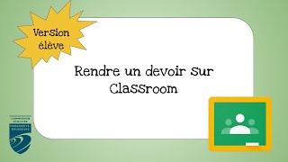 Rendre un devoir sur Classroom [upl. by Grubman]