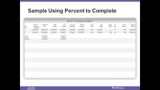 WIP by ComputerEase Construction Accounting Software for Contractors [upl. by Allissa]