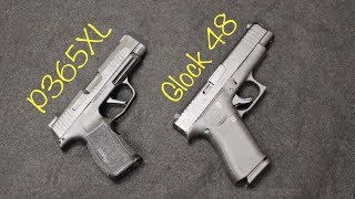 Sig P365XL vs Glock 48 [upl. by Hartnett939]