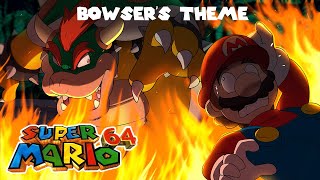 Bowsers Theme WITH LYRICS CHANNEL ANNIVERSARY SPECIAL  Super Mario 64 Cover [upl. by Lilas756]