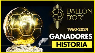 Todos los BALONES DE ORO de la Historia 🟡✨19562024 [upl. by Slrahc227]