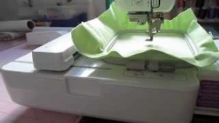 Brother SE 400 Embroidery Set Up Part One [upl. by Gytle368]