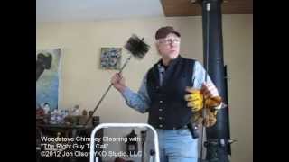 How To Clean Your Woodstove Chimney [upl. by Eecyak]