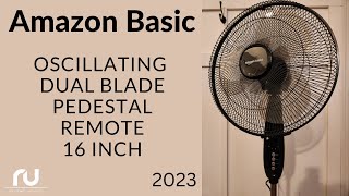 Amazon Oscillating Fan  Hands On Setup  Features  Testing  2023 [upl. by Xena827]