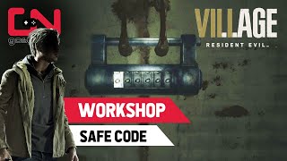 Resident Evil Village Lock Code  Workshop Safe Combination [upl. by Gertrudis]