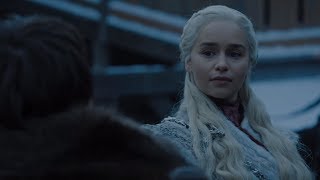 Game of Thrones 8x01  Sansa meets Daenerys  Bran told Daenerys about Viserion [upl. by Milburt707]