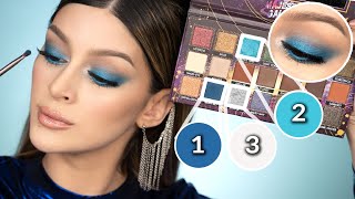 TUTORIAL DE MAQUILLAJE AZUL FACIL Y RAPIDO [upl. by Dolly]