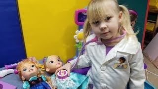 Sick Day Doctors Visit Elsia and Annia Videos [upl. by Millwater]