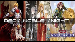 DECK NOBLE KNIGHT OCTOBER 2023 MASTER DUEL [upl. by Cybill]