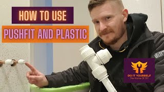 How To Use Push Fit Plumbing Fittings  Plumbing with Plastic Pipe [upl. by Sung]