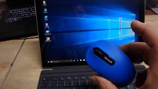 Connect the Microsoft Mouse on Windows 10 Tablet [upl. by Lienet907]