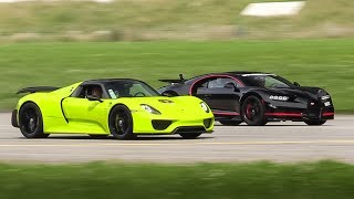 Supercars Face Off Agera vs Regera 918 vs Chiron La Ferrari vs Huayra Senna vs P1 amp more [upl. by Banquer]