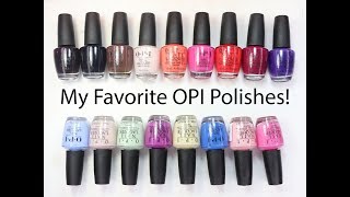 My Favorite OPI Polishes [upl. by Assilana]