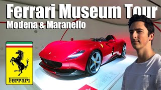 Visiting the Enzo Ferrari Museum  Modena  Maranello [upl. by Ettesoj]