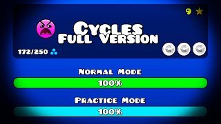 CYCLES FULL VERSION BY TRASO56 GEOMETRY DASH 211 [upl. by Siahc]