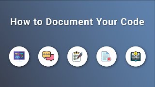 Top 5 Ways To Document Your Code [upl. by Namwen]