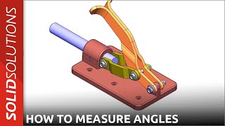 How to Measure angles in SOLIDWORKS [upl. by Arten]