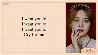 TWICE  Cry For Me Easy Lyrics [upl. by Rebane664]