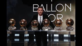 Leo Messi sixtime Ballon dOr winner [upl. by Llehsal]