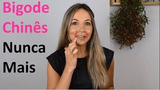 Como Tirar o BIGODE CHINÊS por Luana Coelho [upl. by Enitsed]