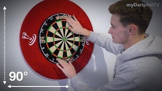 Dartscheibe aufhängen LIKE A BOSS mit Anleitung  myDartpfeil [upl. by Dibbrun]