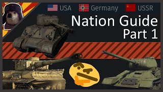 outdated Ground Nations in War Thunder EXPLAINED Part 1  War Thunder Tank Nation Guide [upl. by Nosittam]